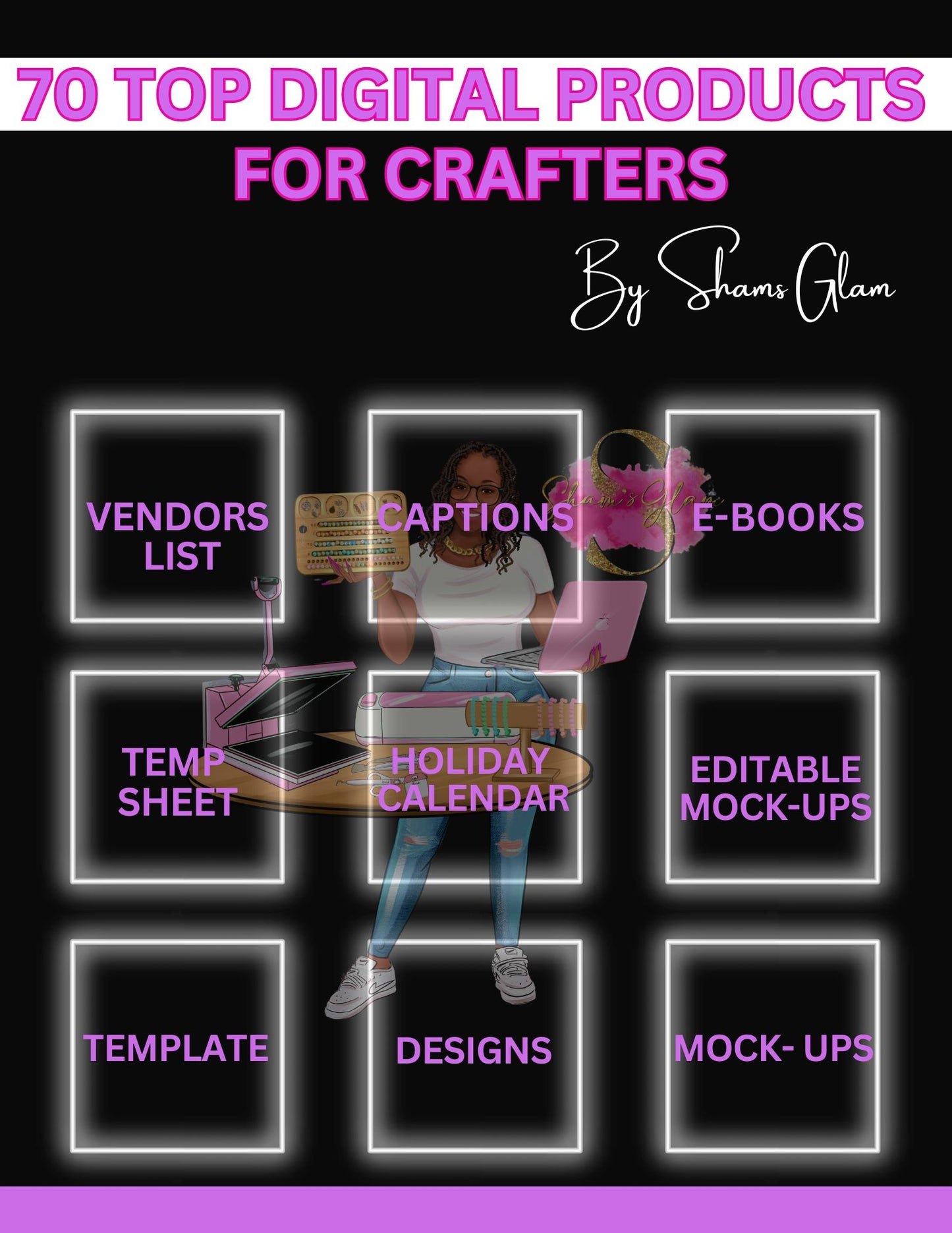 70 Top Digital Products for Crafters