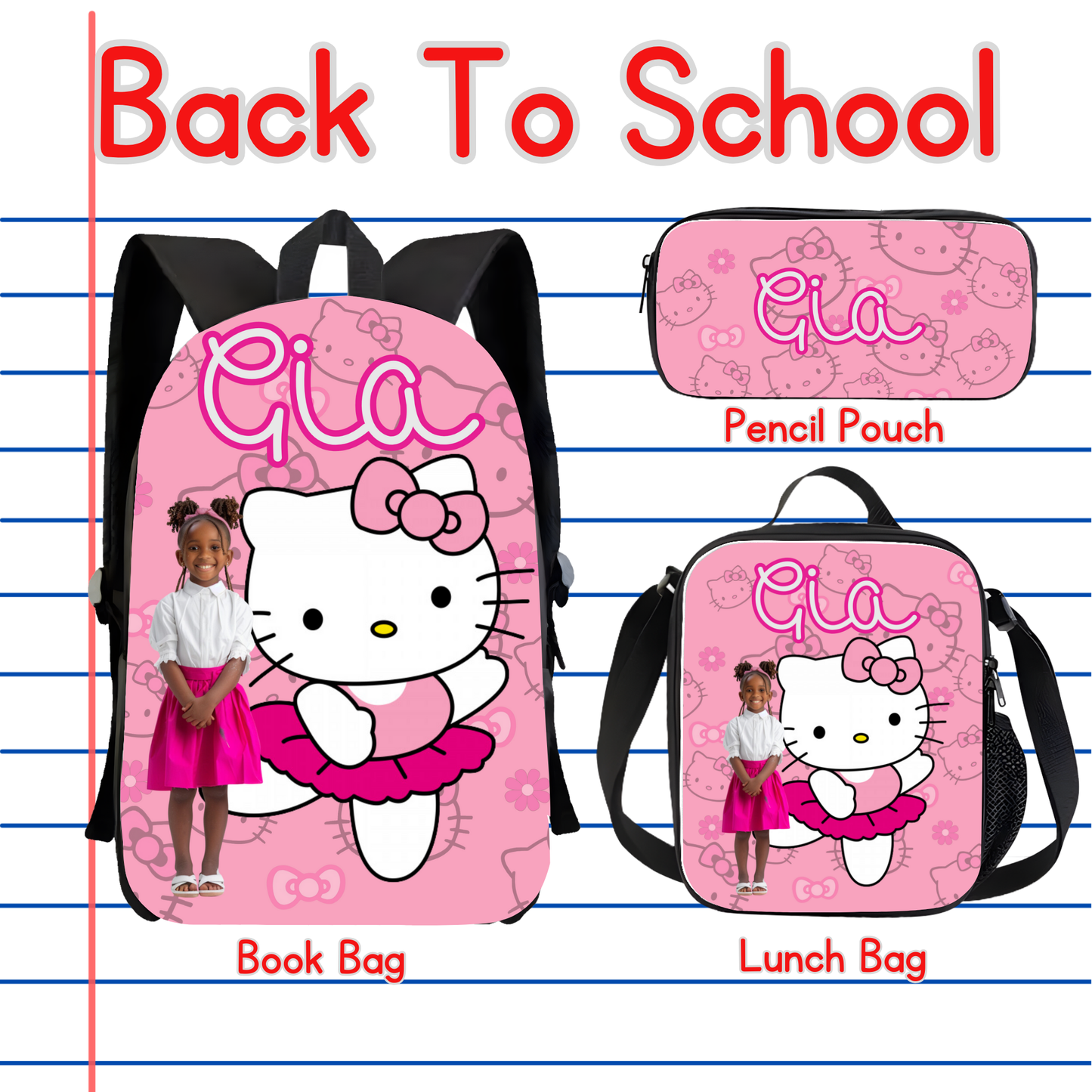 Shams Glam Back to School Digital Designs Kit with mock ups (private label resell rights)